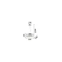 Luminaire à suspension AUDI-80 SP8 8 flammes G9 IP20, chrome 