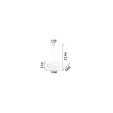 Ideal Lux Luminaire à suspension SMARTIES BIANCO SP3 D50 3 flammes E27 IP20, chrome 