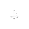 Ideal Lux Luminaire à suspension SMARTIES BIANCO SP3 D40 3 flammes E27 IP20, chrome 