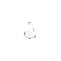 Ideal Lux Luminaire à suspension MAPA BIANCO SP1 D50 E27 IP20, blanche 