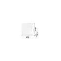Ideal Lux Applique et plafonnier CELINE PL4 4 flammes E27 IP20, blanche 