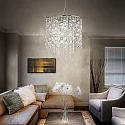 Ideal Lux Luminaire à suspension EVASIONE SP10 10 flammes, réglable G9 IP20, transparent 