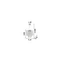 Ideal Lux Luminaire à suspension EVASIONE SP10 10 flammes, réglable G9 IP20, transparent 