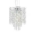 Luminaire à suspension EVASIONE SP8 8 flammes, réglable G9 IP20, transparent 