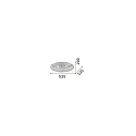 Ideal Lux Luminaire de plafond KING PL9 9 flammes G9 IP20, chrome