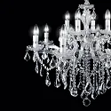 Chandelier FLORIAN SP18, 18 flames, E14, chrome
