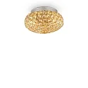 Luminaire de plafond KING PL3 3 flammes G9 IP20, or