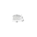Ideal Lux Luminaire de plafond MOONLIGHT PL15 15 flammes G9 IP20, or