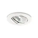 Lumière encastrée SWING pivotant GU10 IP20, blanche