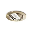 Lumière encastrée SWING pivotant GU10 IP20, bruni