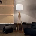 Lampadaire YORK PT1 E27 IP20, blanche