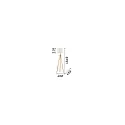Lampadaire YORK PT1 E27 IP20, blanche