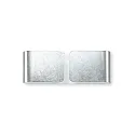 Wall luminaire CLIP AP2 MINI, 2 flames, G9, 40W, silver