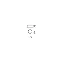 Ideal Lux Wall luminaire IKO AP1, 1 flame, E27, gray
