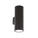 Luminaire mural d’extérieur GUN BIG haut bas, à 2 flammes E27 IP54, noir 