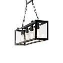 Luminaire à suspension IGOR SP4 4 flammes E27 IP20, noir  