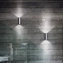 Ideal Lux Luminaire mural LOOK AP2 haut bas, à 2 flammes GU10 IP20, chromé poli 