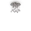 Luminaire de plafond MOONLIGHT PL5 5 flammes G9 IP20, chrome 