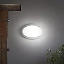 Ideal Lux Luminaire mural d’extérieur MADDI-1 AP1 E27 IP66, blanche 