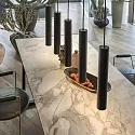 Ideal Lux Pendant luminaire LOOK SP1 SMALL, 1 flame, GU10, 50W, black
