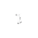 Ideal Lux Floor lamp CYLINDER PT2, 2 flames, E27, white