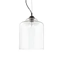 Luminaire à suspension BISTRO SP1 SQUARE E27 IP20, transparent