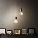Ideal Lux Pendant luminaire EDISON SP1, E27, 60W, black