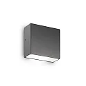 Luminaire mural d’extérieur TETRIS-1 G9 IP44, anthrazit, mat, couvert de poudre, transparent