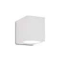 Luminaire mural d’extérieur UP AP1 à 1 flamme G9 IP43, blanche