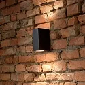 Ideal Lux Luminaire mural d’extérieur UP AP2 à 2 flammes G9 IP44, noir 