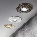 Downlight POLKA GU10 IP20, noir, bruni gradable