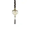 Luminaire à suspension HAREM SP1 à 1 flamme E27 IP20, laiton antique