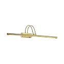 Luminaire de miroir BOW pivotant, avec interrupteur IP20, laiton brossé