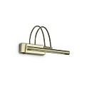 Luminaire de miroir BOW AP36 pivotant, avec interrupteur IP20, laiton antique 