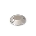 Projecteur encastré ROCKET-1 PT rond, accessible, unilatéral IP65, acier brossé 