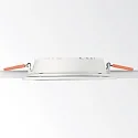 Ideal Lux Lumière de surface GROOVE ROUND Ø 16.8CM plat, rond, on/off IP20, blanche 