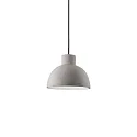 Luminaire à suspension OIL-5 E27 IP20, noir , gris béton