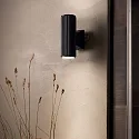 Ideal Lux Luminaire mural d’extérieur BASE haut bas GU10 IP44, noir mat, transparent