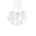 Luminaire à suspension MAPA PLUS à 1 flamme E14 IP20, acier, blanche
