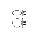 Applique et plafonnier BUBBLE E27 IP44