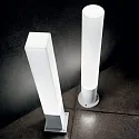 Outdoor floor luminaire EDO OUTDOOR ROUND, IP44, height 80cm, GX53 max. 15W