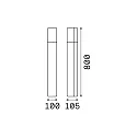 Lampadaire PULSAR E27 IP44