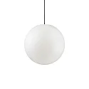 Luminaire suspendu d'extérieur SOLE Ø 40CM en forme de boule E27 IP44, blanc opale gradable