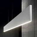 LED pendant luminaire DESK, 1 flame, 102.5cm, 23W 3000K 2100lm, adjustable height, matt black