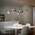 Ideal Lux Luminaire à suspension NEMO PLUS 5 flammes E27 IP20, chrome, dégager
