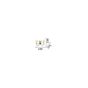 Ideal Lux Luminaire mural STRAUSS à 2 flammes E14 IP20, ambre, or rose, transparent