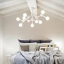 Ideal Lux Luminaire de plafond NODINO 9 flammes G9 IP20, blanche