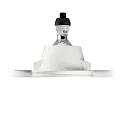 Ideal Lux Recessed luminaire SAMBA ROUND, IP20, GU10, paintable plaster, opening Ø 6cm