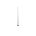 LED pendant luminaire ULTRATHIN ROUND, lenght 40cm / Ø 3cm, 11.5W 3000K 1000lm, matt white
