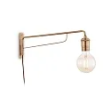 Luminaire mural TRIUMPH AP1 à 1 flamme E27 IP20, laiton antique